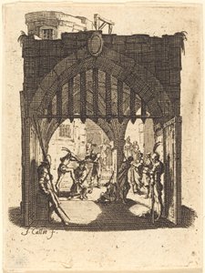 The Crowning with Thorns, ca. 16241625. av Jacques Callot