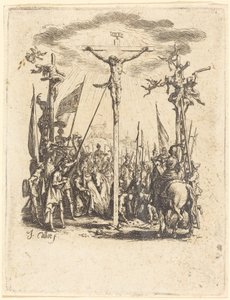 Korsfestelsen, ca. 16241625. av Jacques Callot