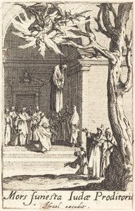 Judas død, ca. 16341635. av Jacques Callot