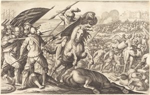 Nederlaget til det tyrkiske kavaleriet av Jacques Callot