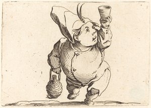 Drikkeren, sett forfra av Jacques Callot