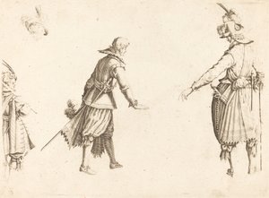 Innskrivningen av troppene av Jacques Callot