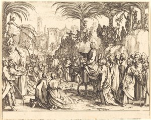 Inntoget i Jerusalem av Jacques Callot