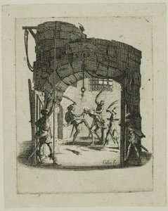 The Flagelation, fra The Small Passion av Jacques Callot