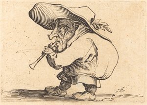 Flageolet-spilleren av Jacques Callot