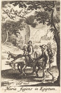 Flykten til Egypt av Jacques Callot