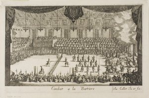 The Grand Tournament: The Combat av Jacques Callot