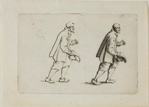 The Greeting Peasant, fra The Caprices av Jacques Callot