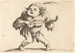 Gitarspilleren av Jacques Callot