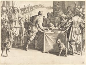 Rekrutteringen av troppene av Jacques Callot
