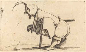 The Hooded Cripple av Jacques Callot