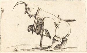 The Hooded Cripple av Jacques Callot