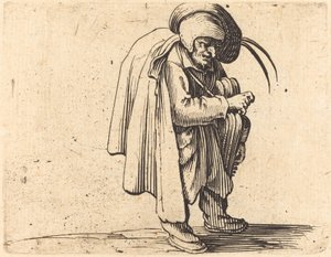 Hurdy-Gurdy-spilleren av Jacques Callot