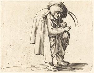 Hurdy-Gurdy-spilleren av Jacques Callot