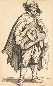 Hurdy-Gurdy-spilleren av Jacques Callot