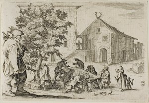 The Inn, fra The Caprices av Jacques Callot