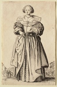 Damen med viften av Jacques Callot