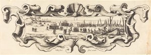 Landingen av troppene av Jacques Callot