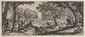 Den store jakten, 1619. av Jacques Callot