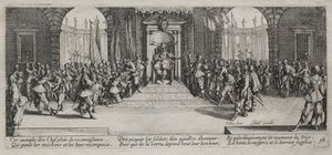 The Large Miseries of War: Distribution of Recompense av Jacques Callot