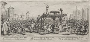 The Large Miseries of War: Execution on the Wheel av Jacques Callot