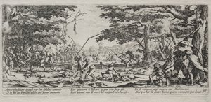 The Large Miseries of War: Peasants Revenge, 1633. av Jacques Callot