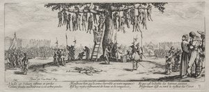 The Large Miseries of War: The Hanging, 1633.