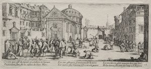 The Large Miseries of War: The Hospital, 1633. av Jacques Callot