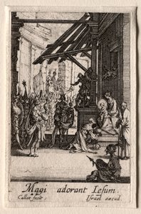 The Life of the Virgin: The Adoration of the Magi av Jacques Callot