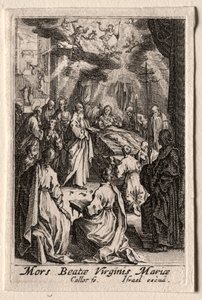 The Life of the Virgin: The Death of the Virgin. av Jacques Callot