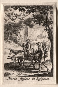 The Life of the Virgin: The Flight into Egypt av Jacques Callot