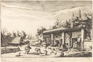 Den lille gården av Jacques Callot