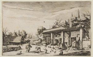 Den lille gården av Jacques Callot
