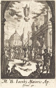 The Martyrium of Saint James Major av Jacques Callot