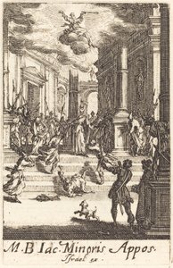 The Martyrium of Saint James Minor av Jacques Callot