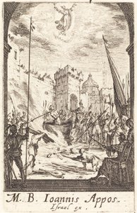 The Martyrium of Saint John the Evangelist av Jacques Callot