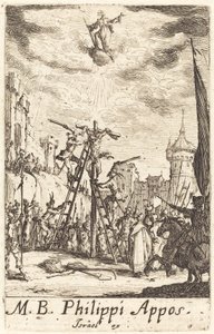 Sankt Filips martyrium av Jacques Callot