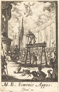 The Martyrdom of Saint Simon, ca. 16341635. av Jacques Callot