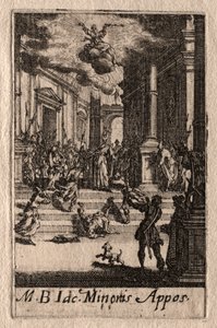 Apostlenes martyrium: St. Jakob den mindre av Jacques Callot