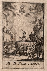 Apostlenes martyrium: St. Paul av Jacques Callot