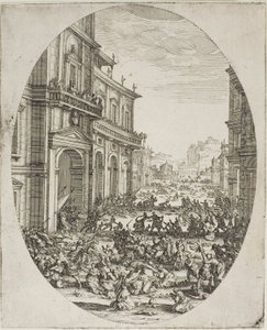 The Massacre of the Innocents (andre plate) av Jacques Callot