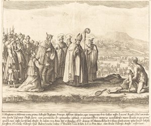 Miraklet til Saint Mansuy av Jacques Callot