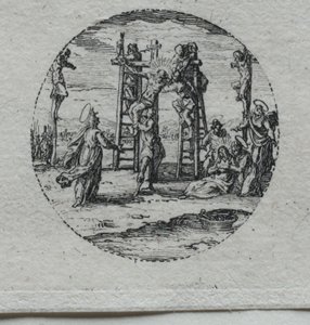 The Mysteries of the Passion: The Crucifixion. av Jacques Callot