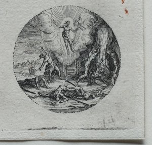 The Mysteries of the Passion: The Transfiguration. av Jacques Callot