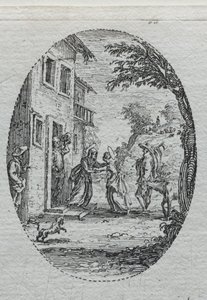 The Mysteries of the Passion: The Visitation av Jacques Callot