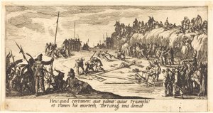 Spikringen til korset av Jacques Callot