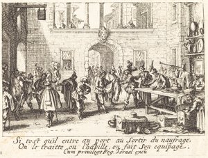 Foreldrene gir gaver av Jacques Callot