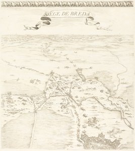 Beleiringen av Breda [plate 2 av 6] av Jacques Callot