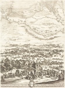 Beleiringen av Breda [plate 5 av 6], 16271628. av Jacques Callot