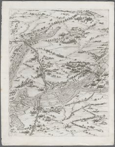 Beleiringen av La Rochelle: Plate 7, 1628-1630. av Jacques Callot